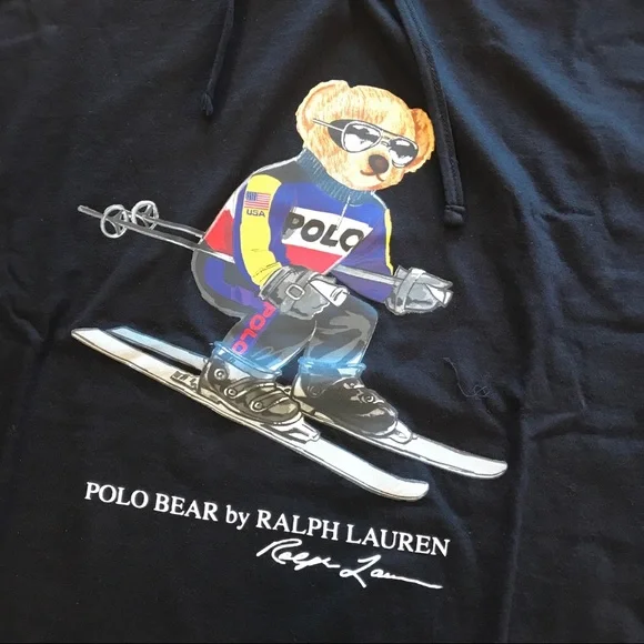 POLO RALPH LAUREN Ski Bear Hooded Shirt - Picture 3 of 4